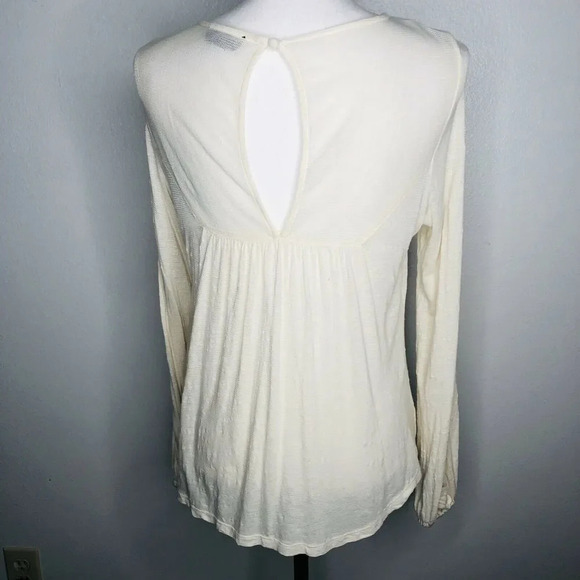 Jessica Simpson Medium White Sheer Embroidered - Picture 10 of 12